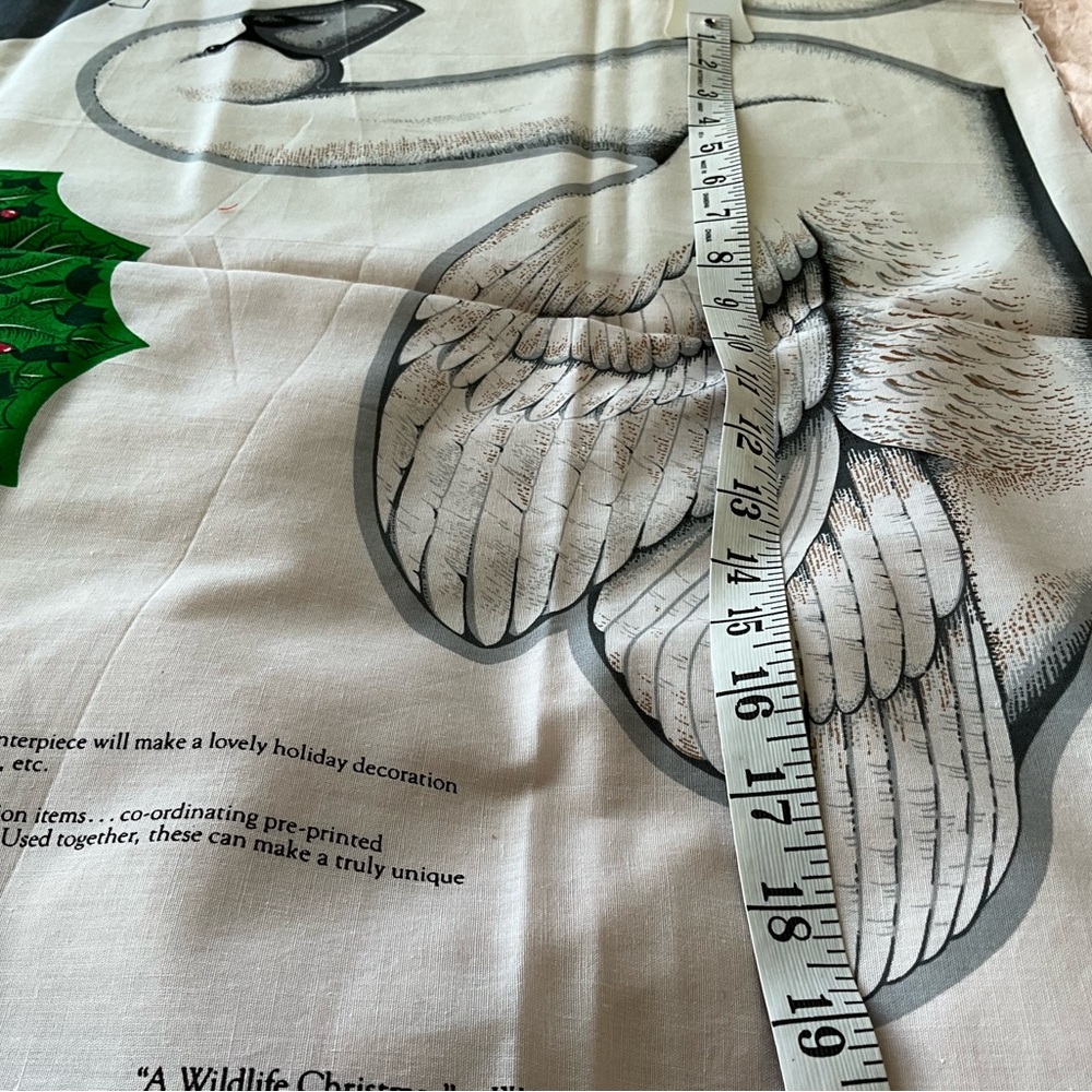 Crafts No-Sew Fabric Appliqué Daisy Kingdom Christmas Swan Apron Mitt Scare Crow - Picture 5 of 15